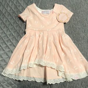 NWT 12 month Sweethoney bunny hi-lo dress